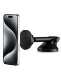iOttie iTap 3 Magnetic Dash & Windshield Mount Car Phone Holder with Magnetic Ring Adapter. Compatible with Qi2, MagSafe, iPhone, and Android Smartphones.