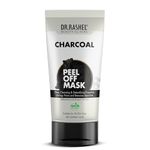 DR.RASHEL Charcoal Peel Off Mask For Men & Women (120ml) | Fights Pollution & Dirt | Removes Impurities & Acne | Deeply Detoxifies Skin | Pack of 1