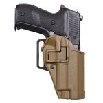 BlackHawk CQC Concealment Holster Matte Finish SIG P220/226/225, MK25 w, w/o STD Rails (Not ES), Coyote Tan, Right Hand