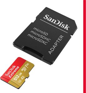 SanDisk Extreme 512GB microSDXC Memory Card – High Speed