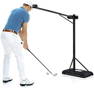 PRO-HEAD Golf Trainer - Golf Swing Training Aid & Correcting Tool for a Straighter and Farther Shot - Practice Indoor & Outdoor - Instant Improvement, Portable, Base is 24" x 16" x 4" Vertical pole is 52" high