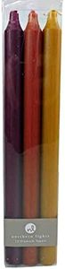 Northern Lights Premium 12 Inch Taper Candles – Smokeless Dripless, 6 Piece Boxed Set … (Autumn Harvest)