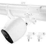 OkeMeeo Gutter Mount for Arlo Ultra, Arlo Essential, Arlo Pro 3, Arlo Pro 4, Arlo HD, eufy Cam and Other Arlo Cameras (White, 2 Pack