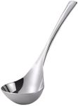 Wenkoni SUS 304 Non-Magnetic Heavy-Weight Stainless Steel Hollow Handle Gravy Soup Spoon,Soup Ladle (Color:Silver).