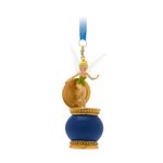 Disney Store Official Tinker Bell Light Up Living Magic Sketchbook Ornament, Peter Pan, 9.5cm/3.7”, Festive Seasonal Christmas Tree Hanging Decoration