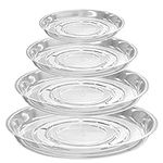 16 Pack Clear Plastic Plant Saucers