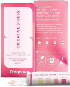 Diagnox Oxidative Stress Test – at Home Urine MDA Test Strip | Free Radical & Antioxidant Marker | Wellness, Longevity & Vitality Test | Fast Results in 3 Mins | 25 Self Tests