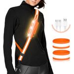 LED Belt Reflective Sash for Walking at Night,High Visibility Adjustable Night Running Safety Gear,Light Up Running Belt Reflective Gear with Phone Bag/Armband for Runners Walkers Men Women Kids