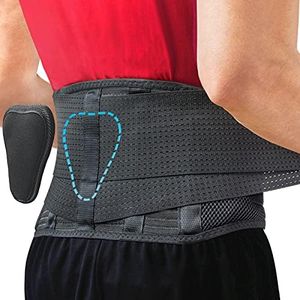 Back Brace by Sparthos - Immediate Relief for Back Pain Herniated Disc Sciatica Scoliosis and more! ? Breathable Mesh Design with Lumbar Pad ? Adjustable Support Straps ? Lower Back Belt [M]