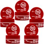 RedOne Hair Styling Aqua Wax Red 5x 150 ml | Edge Control | Hair Gel Wax | Ultra Hold | Strawberry Scent | Men & Women Hair Wax | Maximum Control…