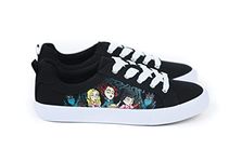 Disney Hocus Pocus Woman's Canvas Sneaker, Black, 6 UK