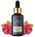 Wildflower Essentials 100% Pure Red Raspberry Seed Oil (Rubus idaeus) Cold Pressed for Face, Skin, Hair & Body (30ml)