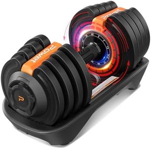 Adjustable Dumbbell Set, 12 Free Weights Adjustable 40LB to 3LB Weights, Dumbbells Set for Home Gym with Tray 1-Sec Fast Adjustable for Adult (orange, single)