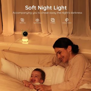 Boifun 2K WiFi Baby Monitor – HD Video Camera with App Control