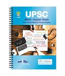 Amblitz UPSC Blank Practice Answer Sheet (A4, 300 Pages)