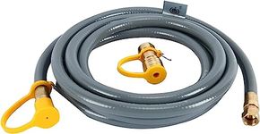 Yaegoo 10ft Natural Gas Grill Hose with 3/8" Male Flare Quick Connect/Disconnect for BBQ Grill