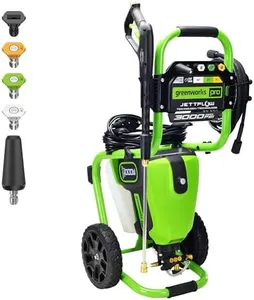 Greenworks Pro Brushless 3000 PSI (CSA Certified) 2.0 GPM Max / 1.1 GPM Electric Pressure Washer (Rugged Steel Frame, 25 FT Hose, 35 FT GFCI Power Cord)