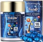 Fadelo Hair Oil Capluse for Frizzy & Dry Hair, Keratin Styling with Argan, Jojoba & Avocado Oils - No Rinse Serum with Vitamin A C E and Pro B5