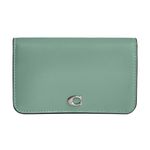 Coach Men's Slim Card Case, Aquamarine, One Size