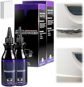 2026 Upgraded Car Scratch Remover – Professional Paint Correction Compound for Swirl Marks & Blemishes, Non-Toxic Scratch Repair for Cars, All-in-One Polishing and Waxing Kit with Buffer Pad (2PCS)