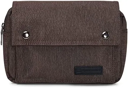 Alpine Swiss Fanny Pack Waist Bag Adjustable Belt Strap Crossbody Sling Bum Bag Brown