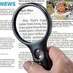 SeeZoom Lighted Magnifying Glass 3X