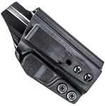 Concealment Express Tuckable IWB KYDEX Holster fits: S&W M&P Shield 9/40 w/TLR-6 (BLK) - Ambidextrous - Adjustable Cant & Ride Height - US Made