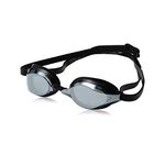 Speedo Unisex Adult Swim Goggles Speed Socket 2.0 - Black/Silver Mirrored, One Size