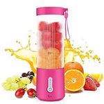 Portable Blender Smoothie Maker - Usb Rechargeable Personal Mixer for Smoothie and Shakes Mini Blender with Six Blades| 4000mAh for Baby Food Travel Gym