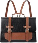 CLUCI Briefcase for Women Leather Laptop 15.6 Inch Business Ladies Work Computer Tote Bags Brown