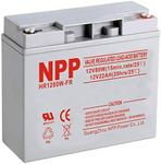 NPP HR1280W 12V 480Watts, Flame Retardant High Rate UPS Battery High Rate Battery,12V 18Ah, 20Ah 12Volt AGM Sealed Lead Acid Rechargeable