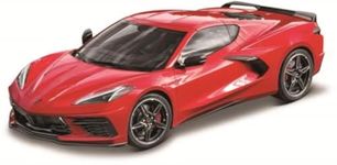 Maisto M31447 Chevrolet Corvette Stingray (2020) Super Car-1:18 Scale, Red