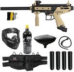 Maddog Tippmann Cronus Basic Silver CO2 Paintball Gun Marker Starter Package - Black/Tan