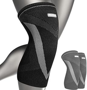 PROIRON Knee Brace, 2 Pack Knee Compression Sleeve Knee Support V-shape (Pressurized leg) for Meniscus Tear, Running, Weightlifting, Workout, ACL, Arthritis, Joint Pain Relief - L