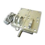 Dock Hardware DH-GLK Floating Dock Galvanized Link Kit - T-Connectors, Backer Plates, and Bolts