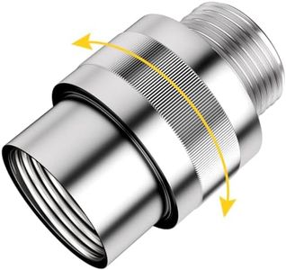 G-Promise All Metal Shower Head Shut Off Valve, G1/2" Shower Flow Control Valve for Handheld or Bidet Sprayer (Chrome)