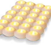 LARDUX Pack of 24 LED Floating Cand