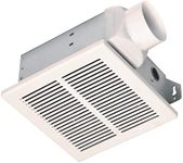 Homewerks 299650 Bathroom Fan Ceiling Mount Exhaust Ventilation, 4.0 Sones, 70 CFM, White