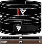 RDX Powerlifting Belt for Weight Lifting, Approved by IPL and USPA, Lever Buckle Gym Training Leather Belt 10mm Thick 4 inches Men Women, Bodybuilding, Deadlifts, Squats Exercise