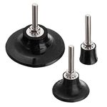 Bestgle 3pcs Disc Pad Holder 1/4 Shank Universal Quick Change Sanding Discs Die Grinder Pad Holder Including 1, 2, 3 Inch Sander Disc Holder for Die Grinder Accessories