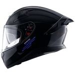 Axor x Altor Apex Smart Bluetooth ECE DOT ISI Certified Full Face Helmet for Bike – Swipe Control, Voice Assistant, Turn-by-Turn Navigation and Dual Visor-Black-XL