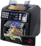 Jubula MV-600 Banknote Counter | Banknote Sorter for Mixed Banknotes with 12x Counterfeit Detection | Exact | EUR, USD, GBP, SEK etc. Money Counting Machine | Money Counter