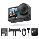 DJI Osmo Action 6 Standard Combo, Underwater Action Camera, 1/1.1″ Square Sensor, 50GB Storage, f/2.0–f/4.0 Variable Aperture, Cold-Resistant, 4hrs Battery, 8K for Quick Capture of Epic Moments