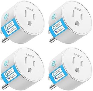GNCC Mini Smart Plug, WiFi Outlets Work with Alexa & Google Assistant, Functions with Timer & Schedule, Remote Control with SmartLife, 2.4GHz WiFi Only but No Hub Required