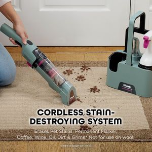 Shark StainForce Cordless Spot Cleaner – Portable Carpet & Upholstery Cleaner