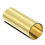 sourcing map Brass Sheet Roll, Metal Foil Plate 1000mm x 200mm x 0.1mm