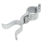 Easy to Use Fork Latch for Chain Link Gates, Galvanized for Durability (1-3/8In x 1-3/8In)