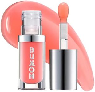 Buxom Full On Glossy Lip Oil - Non-Sticky, All-Day Juicy Hydration & Instant Plumping - Lightweight, Comfortable Wear, Infused with Unique Peptide Complex for Soft Lips (Trixie - Coral)