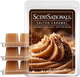 Scentsationals Fall Wax Melts, Wax Cubes Strong Scent - Frosted Delights Salted Caramel Buttercream - Long Lasting Scented Melts for Warmer, 10oz (24-Cubes)