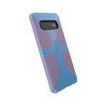 Speck Products CandyShell Grip Samsung Galaxy S10+ Case, Azure Blue/Melon Pink